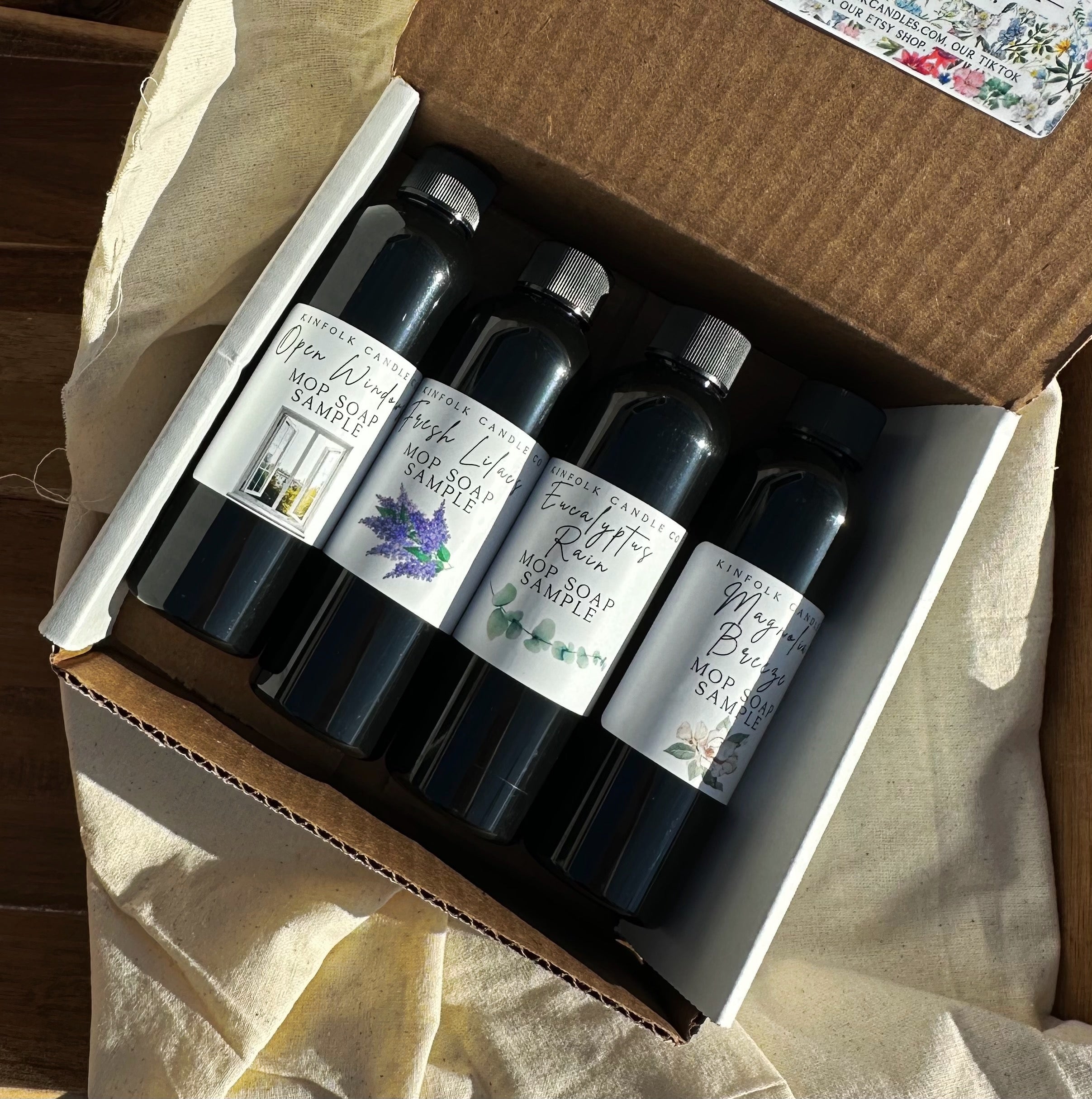 Spring Mop Soap Sample Pack | Aesthetic Floor Cleaning | Fresh Floral Scents