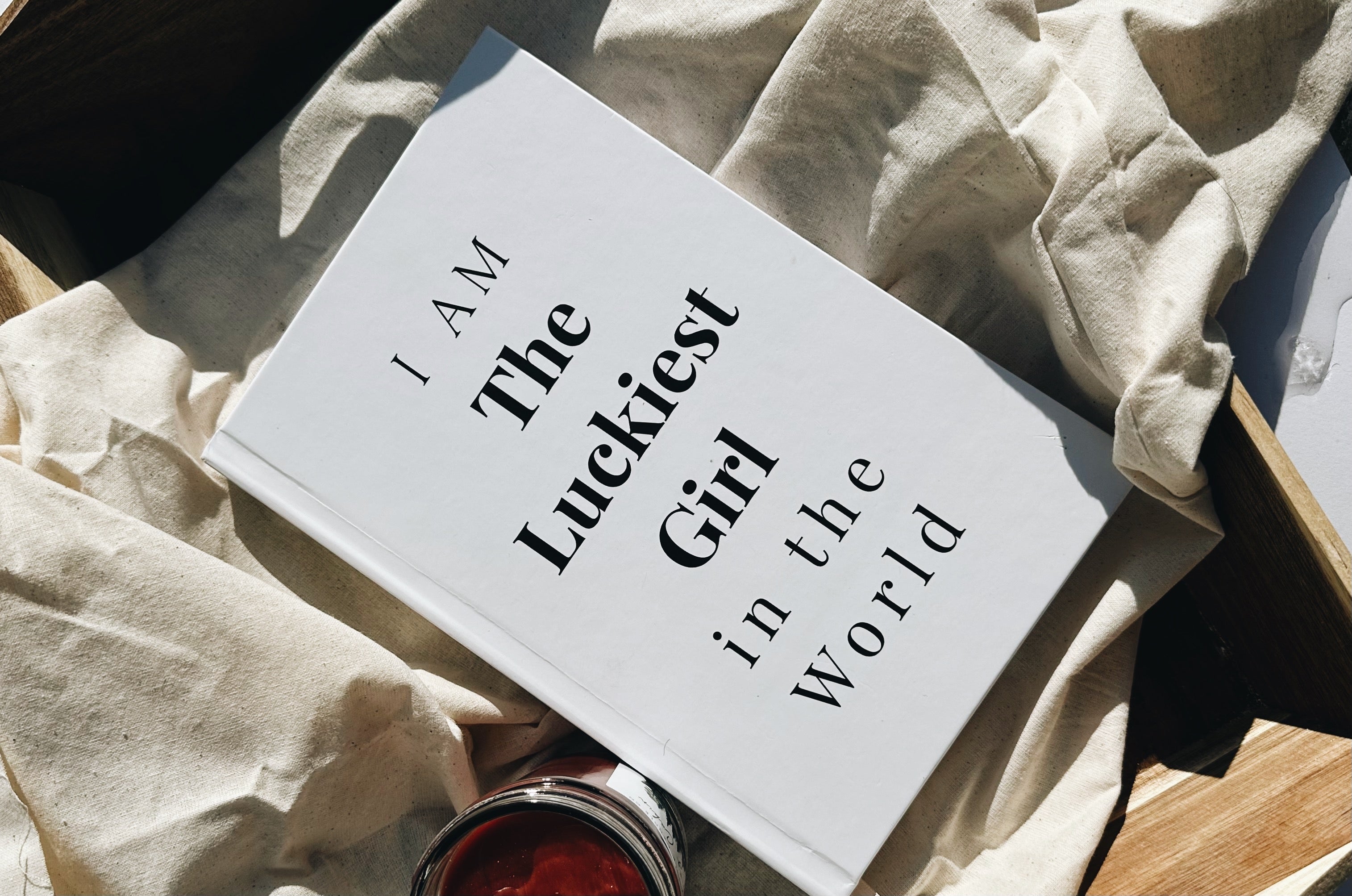 I Am the Luckiest Girl in the World Manifestation Journal – Guided Manifest Journal by Kinfolk Collective