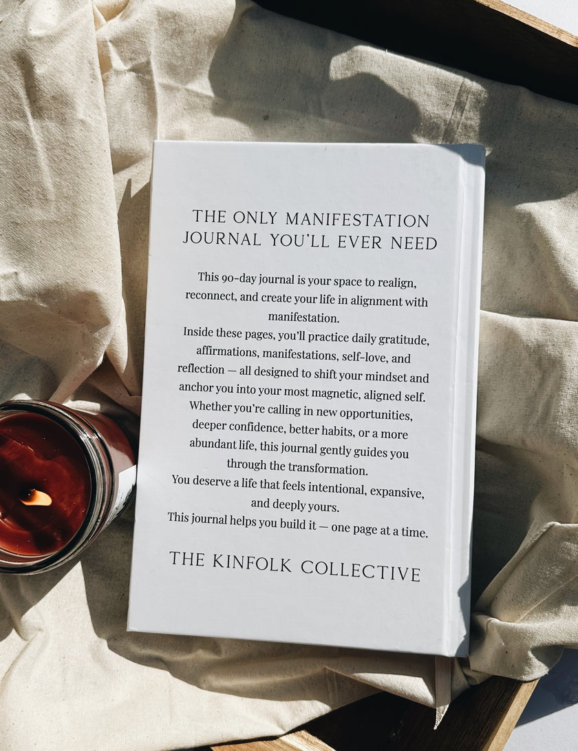 I Am the Luckiest Girl in the World Manifestation Journal – Guided Manifest Journal by Kinfolk Collective