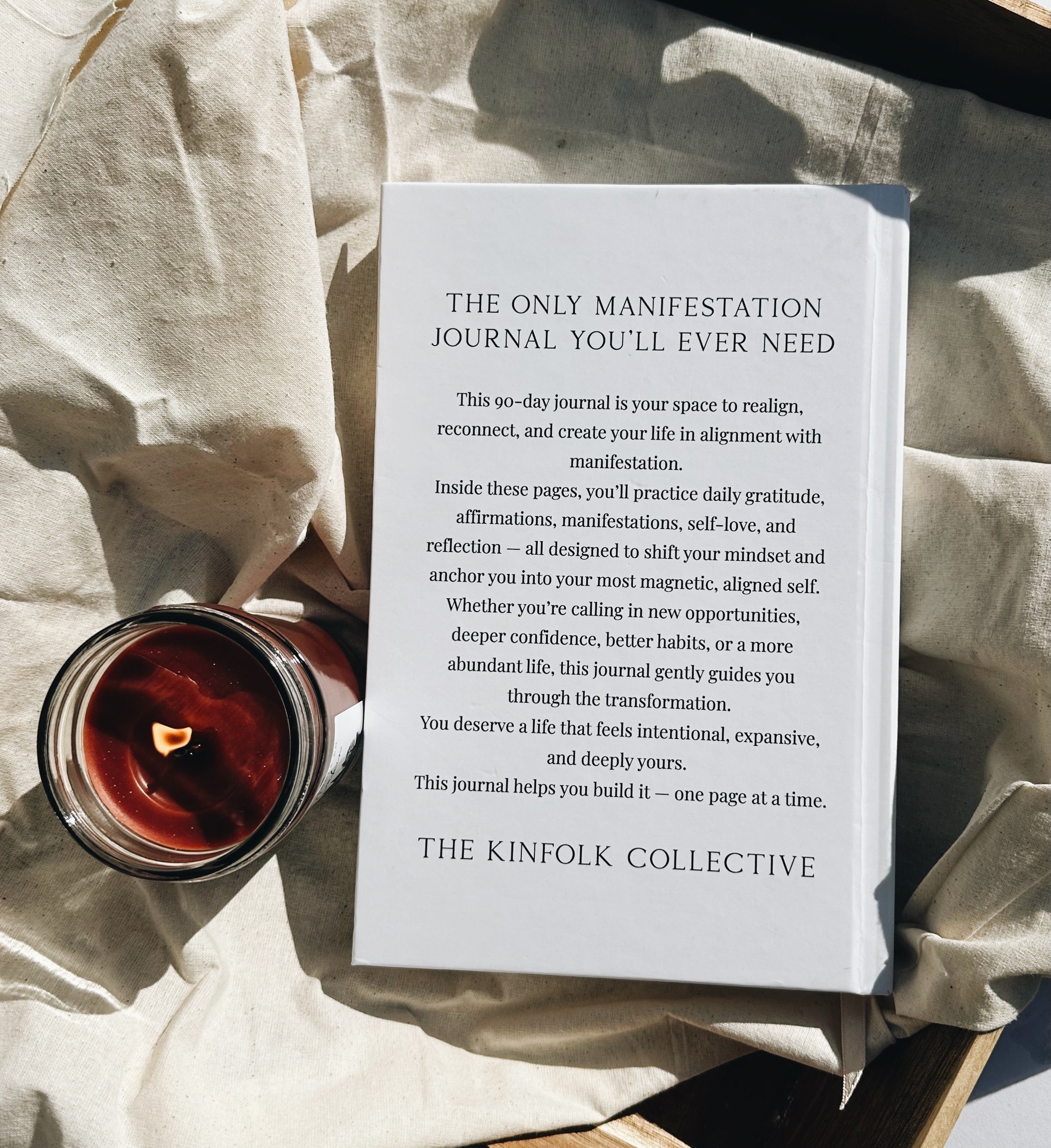 I Am the Luckiest Girl in the World Manifestation Journal – Guided Manifest Journal by Kinfolk Collective