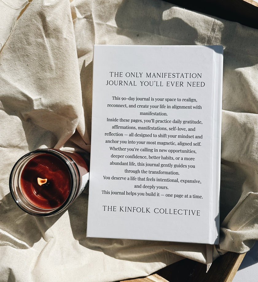 I Am the Luckiest Girl in the World Manifestation Journal – Guided Manifest Journal by Kinfolk Collective