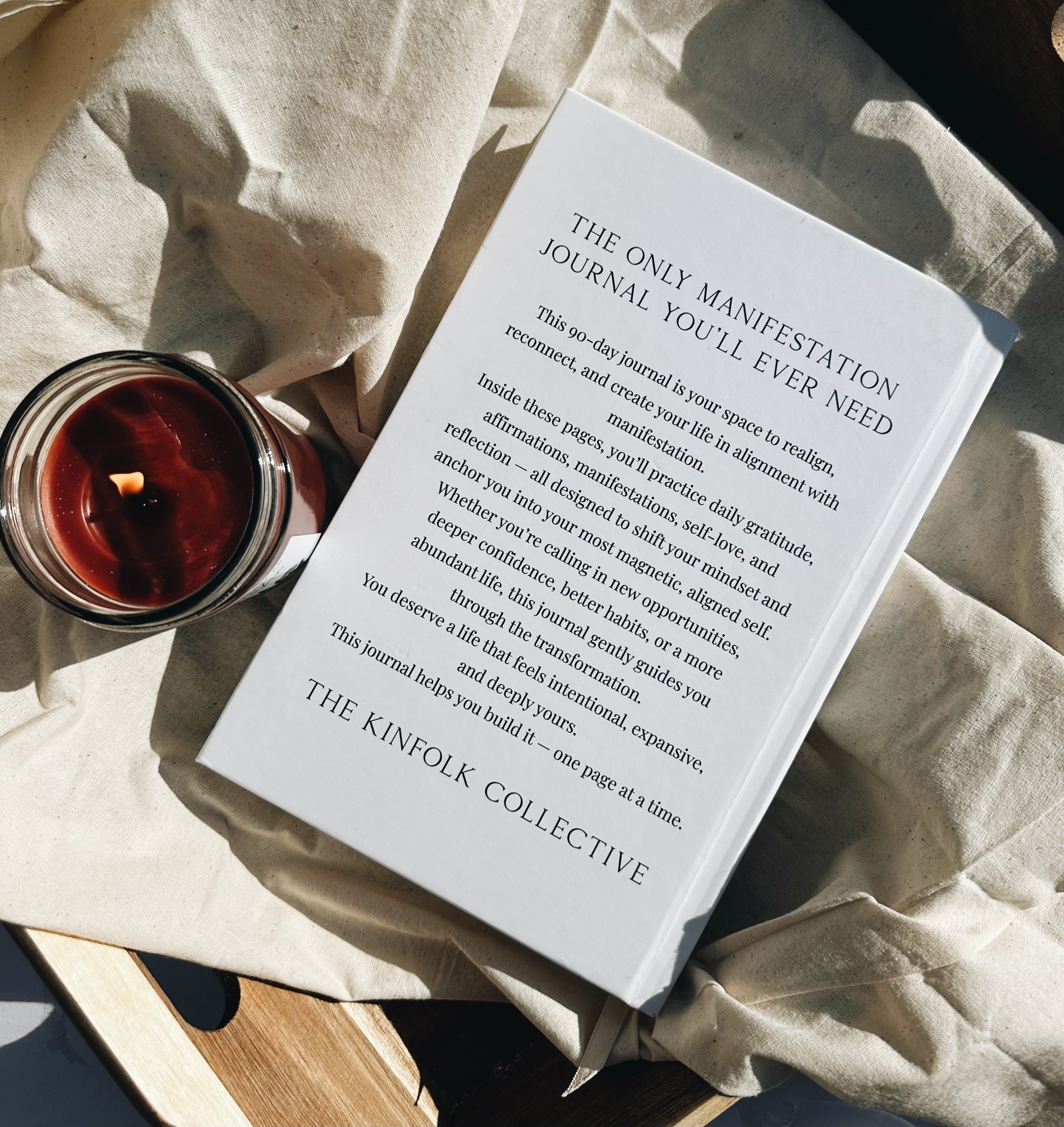 I Am the Luckiest Girl in the World Manifestation Journal – Guided Manifest Journal by Kinfolk Collective