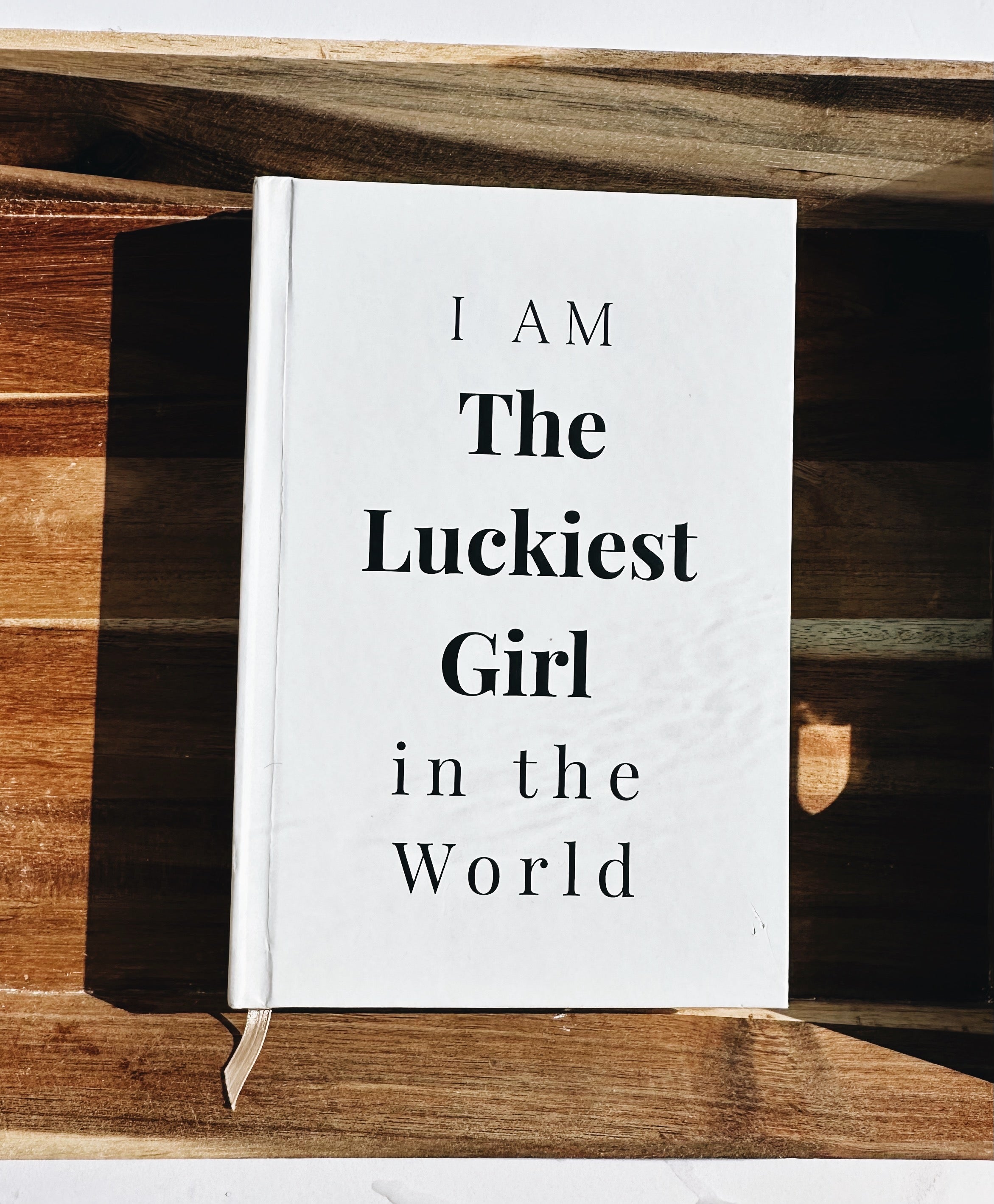I Am the Luckiest Girl in the World Manifestation Journal – Guided Manifest Journal by Kinfolk Collective