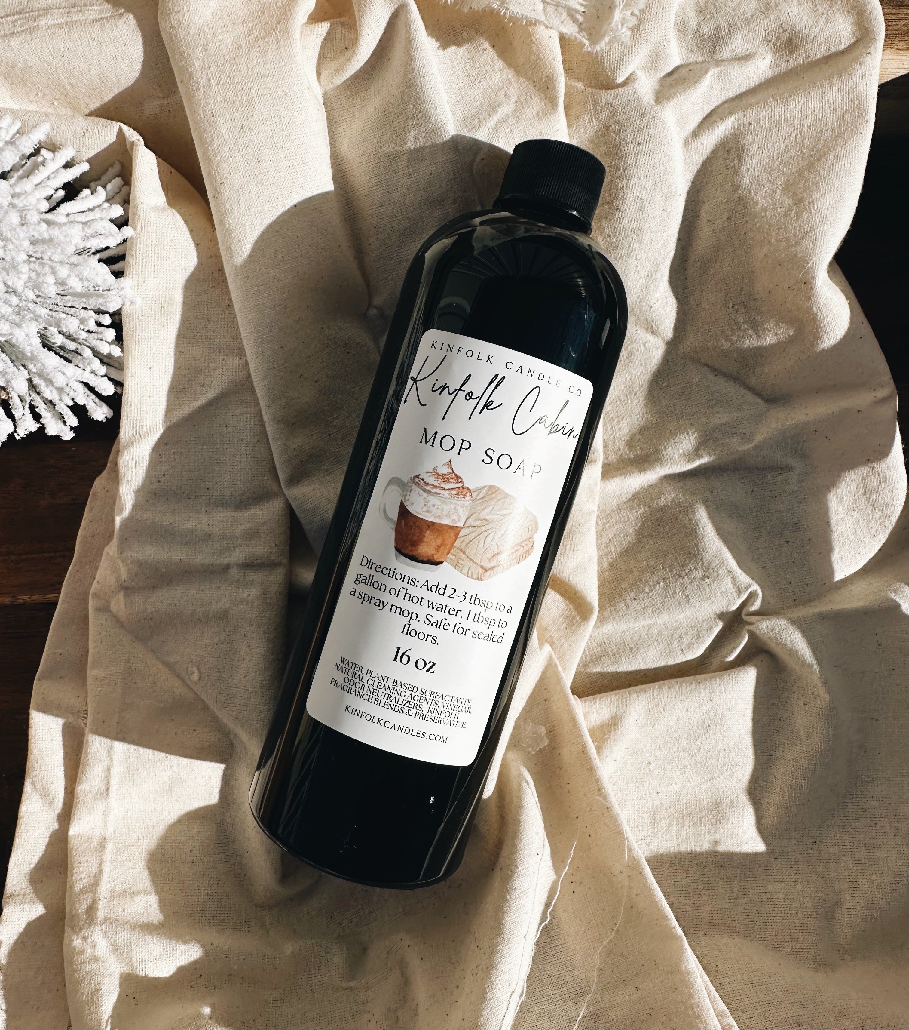 Winter Cozy Mop Soap – Luxury Floor Cleaner for Sealed Hardwood, Tile & Laminate