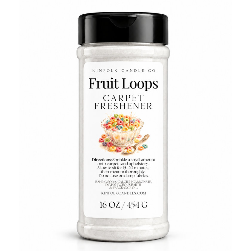 Carpet Freshener Powder – Cozy Home Deodorizing Powder for Carpets, Rugs & Upholstery in Luxury & Bakery Scents