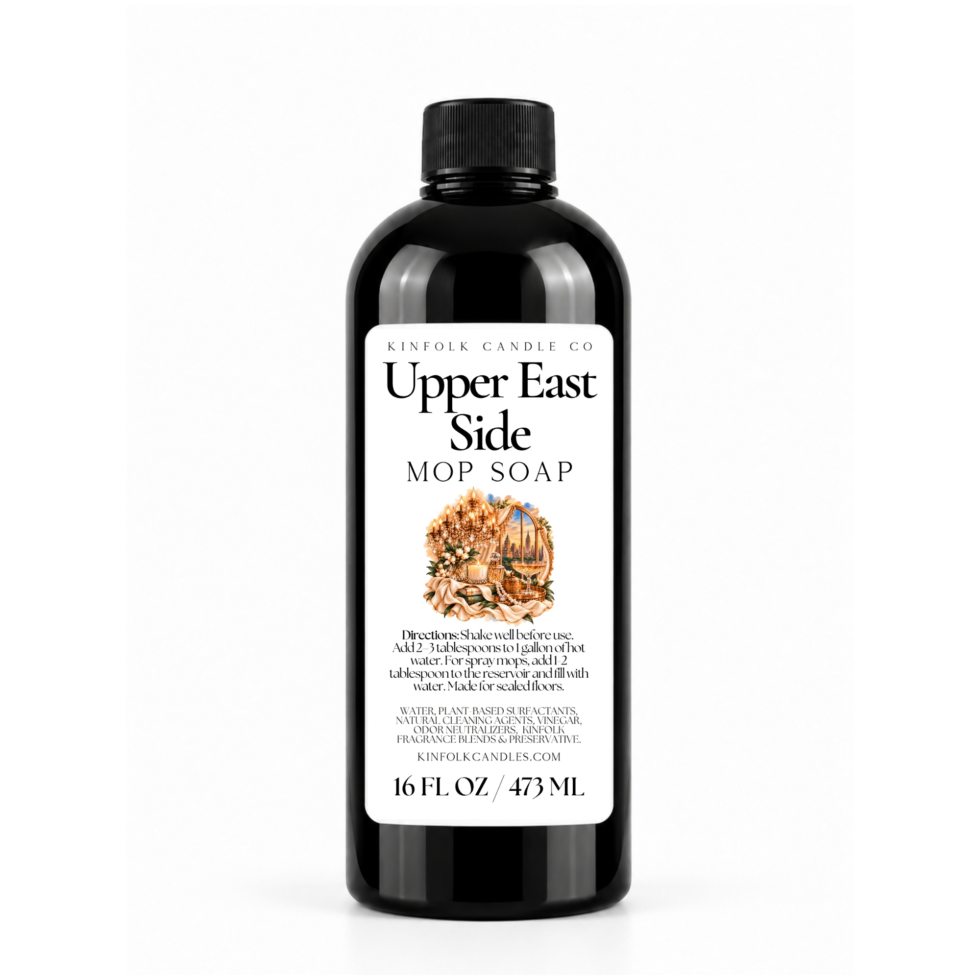 Mop Soap Floor Cleaner – Cozy Multi-Surface Cleaner for Sealed Hardwood, Tile & Laminate in Luxury & Bakery Scents