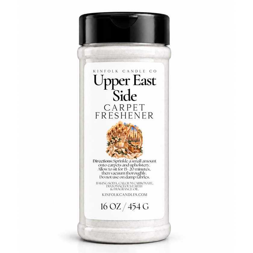 Carpet Freshener Powder – Cozy Home Deodorizing Powder for Carpets, Rugs & Upholstery in Luxury & Bakery Scents