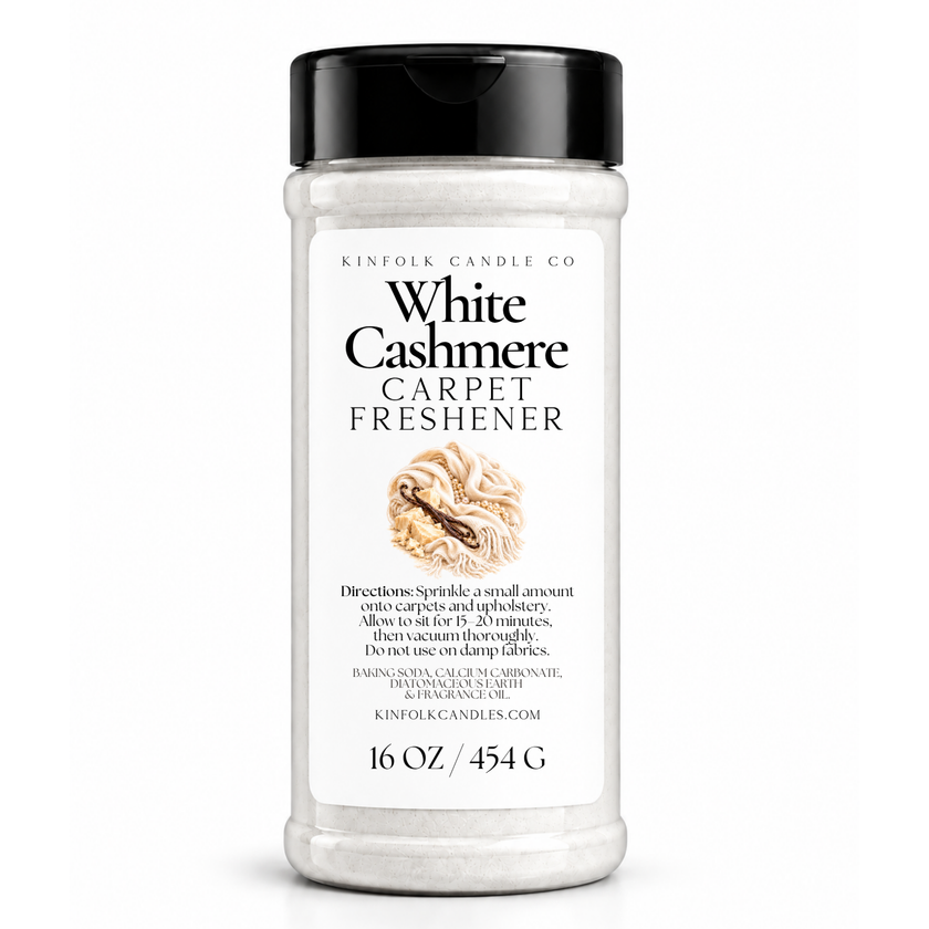 Carpet Freshener Powder – Cozy Home Deodorizing Powder for Carpets, Rugs & Upholstery in Luxury & Bakery Scents