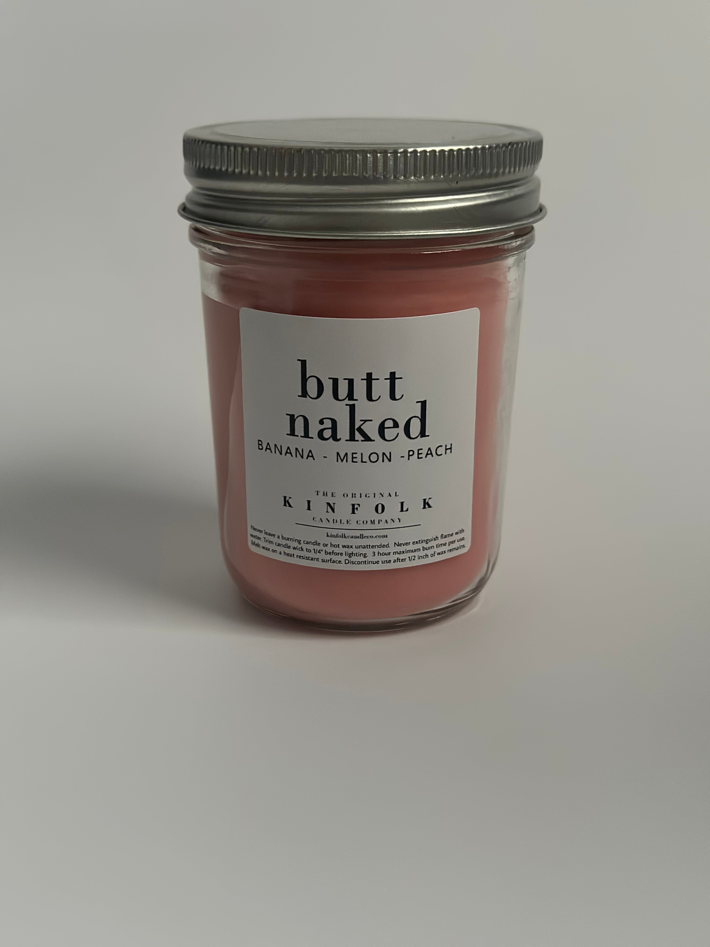 Butt Naked 8oz Kinfolk Candle